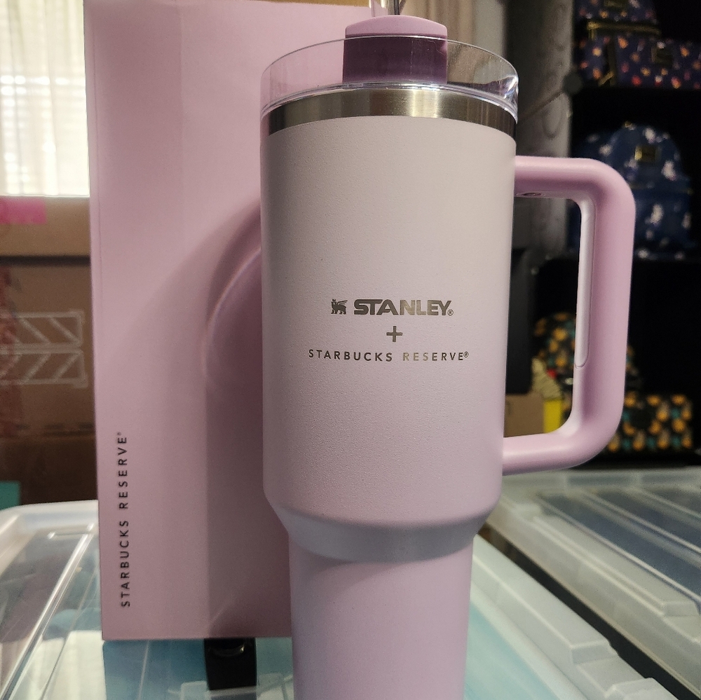 *NEW* Starbucks x Stanley 2024 China Summer Reserve Pink Purple 40oz SS Tumbler
